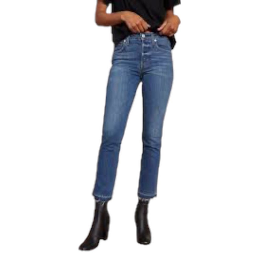 Amo Babe High Rise Jeans In True Blue Size 29